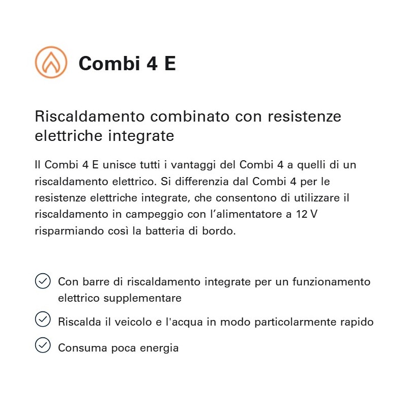 COMBI STOVE 4E 4000W - 12V Gas mit...