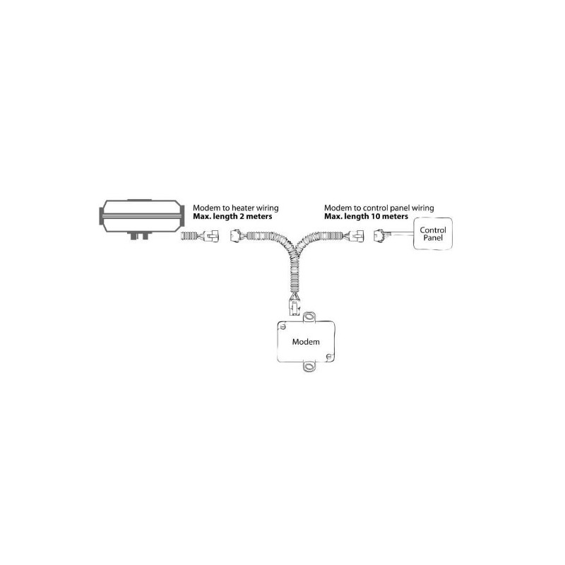 GSM-MODEM QSTART FÜR AUTOTERM 2D/4D-12V...