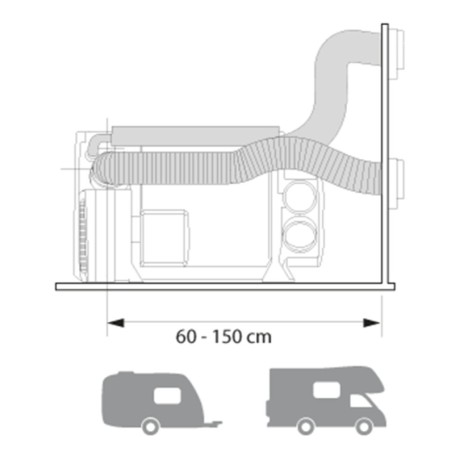 STUFA COMBI D4 E (Nuova generazione) 4000W – potente riscaldamento e acqua calda con resistenza elettrica (2 x 900 W) - 33416-20