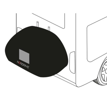 NORDRIVE 2-seater motorhome bike rack cover