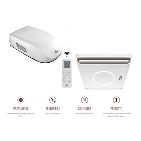 Aire acondicionado EZA CONNECT 2600W WHITE con bomba de calor reversible en frío o calor