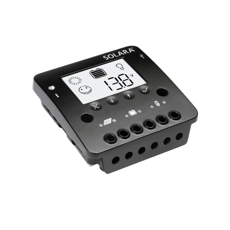 SOLARA LCD SR180 Monitor solare per regolatore PWM