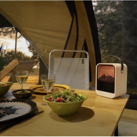 Sunnyflame Keramikofen mit Umgebungsflammeneffekt – 1000W