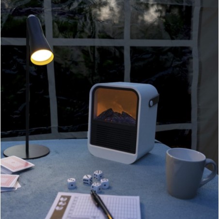 Stufa in ceramica Sunnyflame con effetto delle fiamme ambientali – 1000W