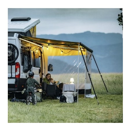 Veranda Da Parete Thule Omnistor 5200 Bianca 4,00 Metri Con Telo Sapphire Blue – 301054