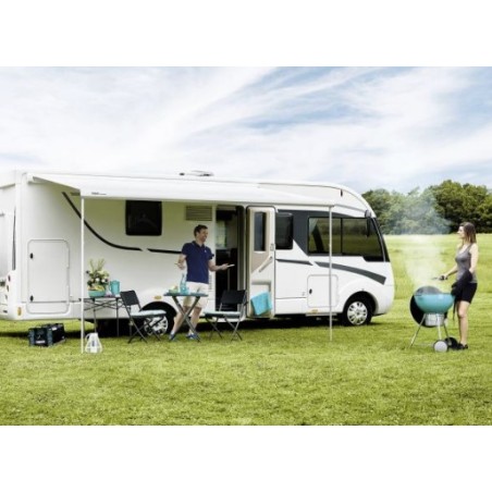 Veranda Da Parete Thule Omnistor 5200 Bianca 4,00 Metri Con Telo Sapphire Blue – 301054