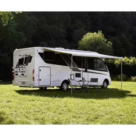 Thule Omnistor 5200 White Wall Awning 4.00 meters with Sapphire Blue Fabric – 301054