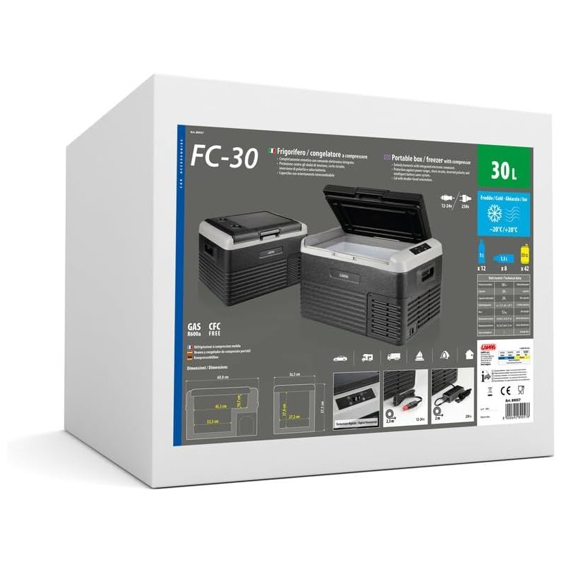 LAMPA FC-30, compressor fridge/freezer, 30...