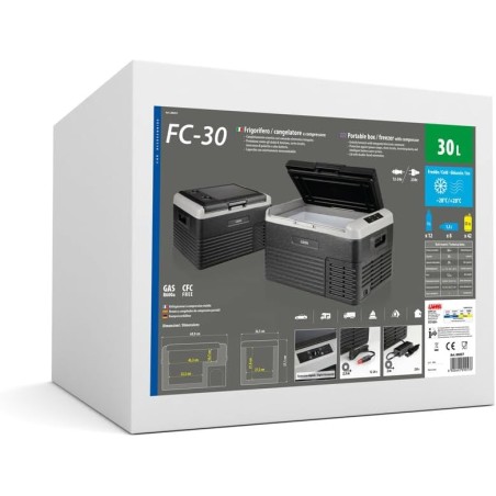 LAMPA FC-30, compressor fridge/freezer, 30 litres, 12/24V + 220V