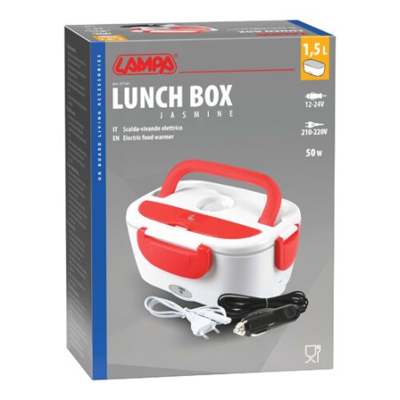 LAMPA Lunch-Box, scalda-vivande elettrico - 1,5 L - 12/24V+220V - 50W