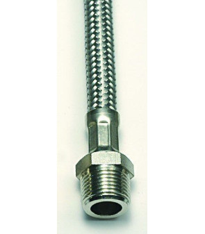 Paire de flexibles raccord M 3/8 pour robinets "