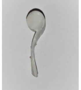 Guida canali in PVC Ø 8/9 grigio H20 mm