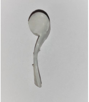 Guida canali in PVC Ø 8/9 grigio H20 mm