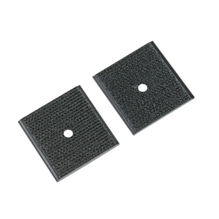 copy of LAMPA Clips Pressotex, central hole, set of 2 pcs - 35x35 mm