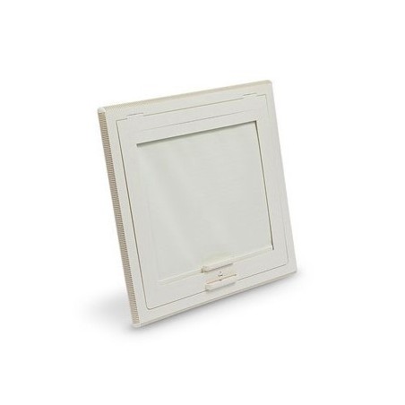 CLARABOYA DE CÚPULA DE ÓPALO DE 42 MPK - 400x400 mm – completa con mosquitera integrada y apagón