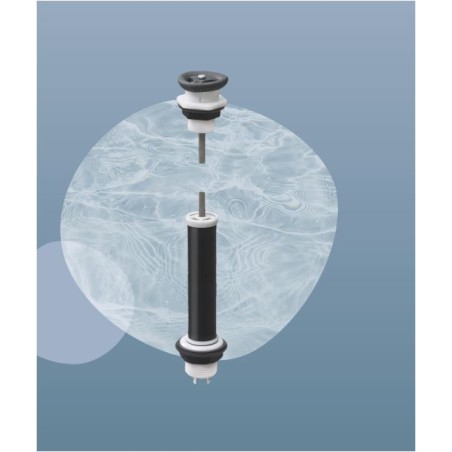 REICH Kit scarico totale 20 litri con limitazione del livello -