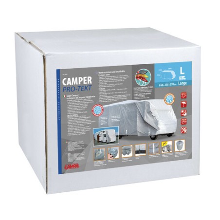 COUVERCLE DE RANGEMENT LAMPA L CM 270x238x650 CAMPING-CAR RÉSISTANT À L’EAU ET RESPIRANT