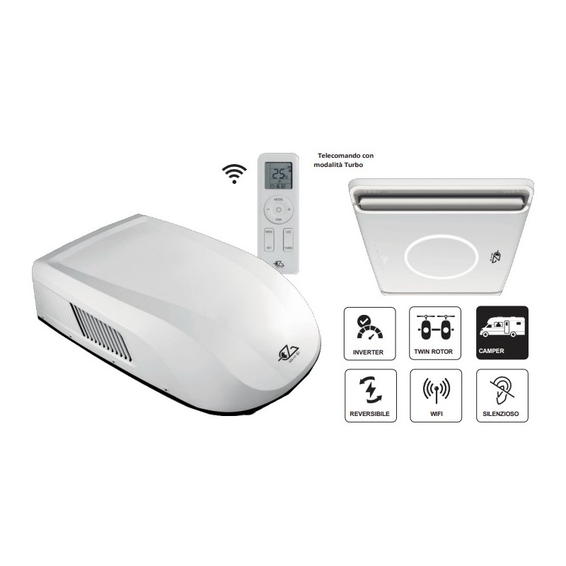 Climatizzatore EZA 2700W BIANCO Smart POWER...
