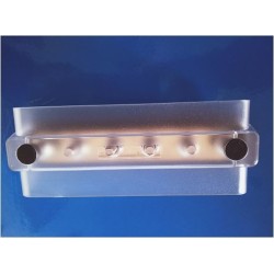 CBE A 6-POLE M12 BUS BAR BLACK BASE 250A 48VDC WITH COVER