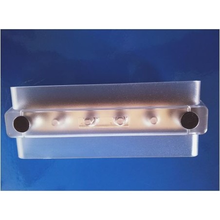 CBE A 6-POLE M12 BUSBAR SCHWARZE BASIS 250A 48VDC MIT ABDECKUNG