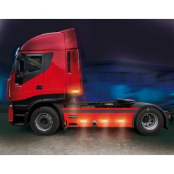 ORANGE FLAT CLEARANCE LIGHT 6LED 12/24V 2