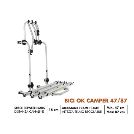 FABBRI REAR BIKE RACK CAMPER 3 PLACES H47-87