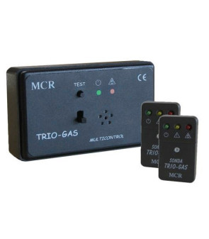 2-Sonden TRIO-GAS 12V MCR-Gasdetektor