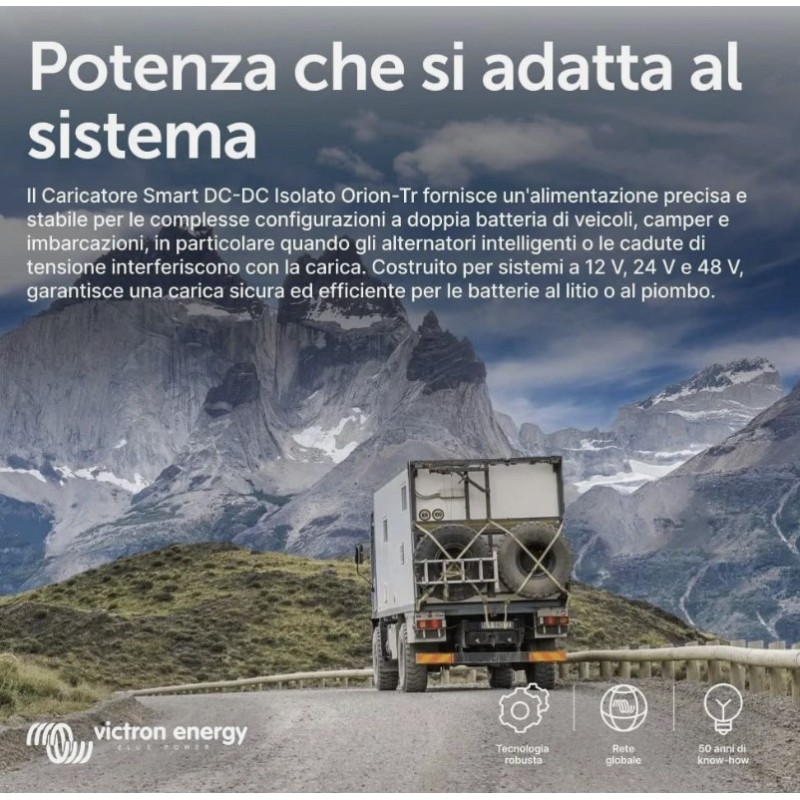 Victron Orion-Tr 24V - 12V 30A Convertitore di...
