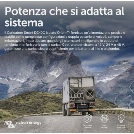 Victron Orion-Tr 24V - 12V 30A Convertitore di tensione DC-DC Isolato (360W)