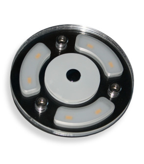 Plafón Ø 100 LED - 3,2W - 4000K - con luz de noche - interruptor táctil