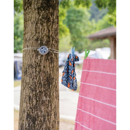 LAMPA Corde de séchage à linge rembobinable - 8 m - Ø 3 mm