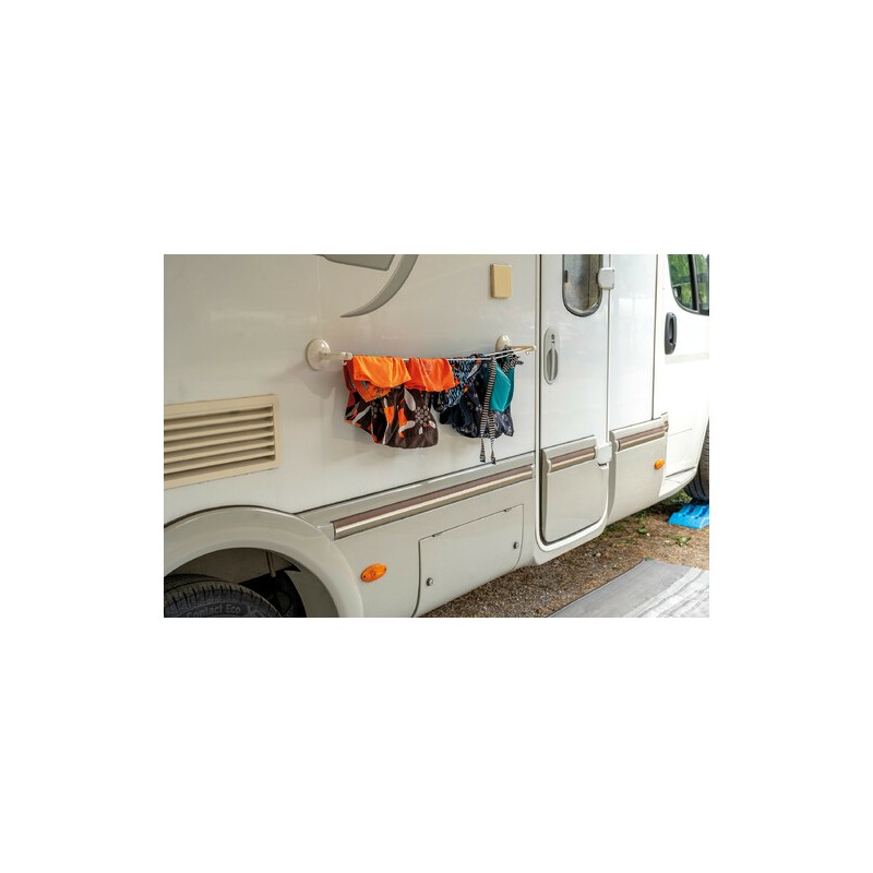 LAMPA Drying rack with suction cups - 90x3 cm