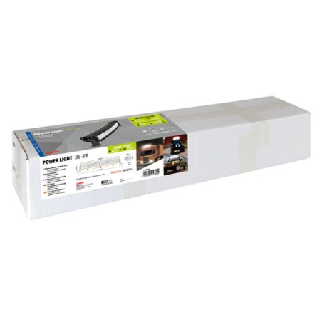 PILOT 40 LED bar with curved aluminium structure, 12/24V - 55 cm