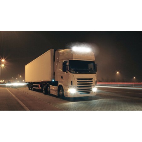 PILOT 80 LED bar with curved aluminium structure, 12/24V - 110 cm