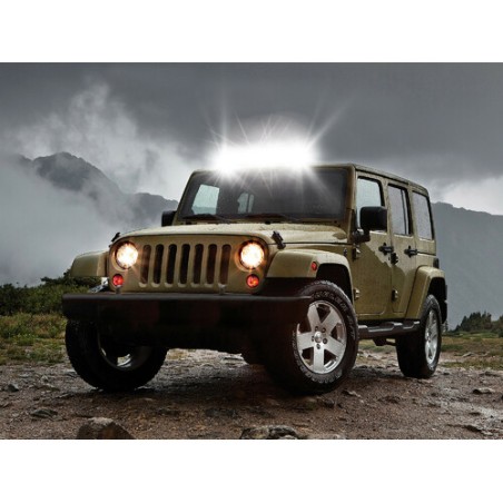 Barre LED PILOT 80 avec structure en aluminium courbé, 12/24V - 110 cm