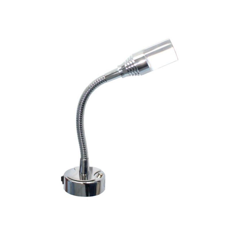 Flexible LED spotlight 12VDC - 1W - USB - 3000K...