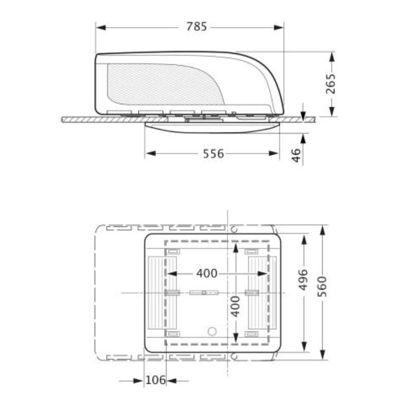 Truma Aventa Kompaktklimaanlage 1700 W - 44200-01
