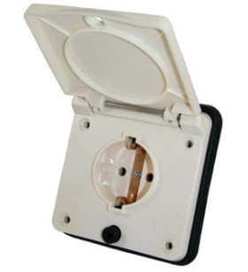 HABA - OLD STANDARD 2-POLE SCHUKO EXTERNAL ELECTRICAL SOCKET
