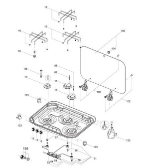 350-mm-Thermoelement-Kit für Dometic-Kochfeld