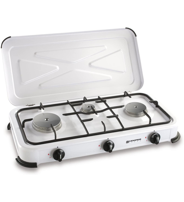 Fornello smaltato KEMPER GPL a 3 fuochi