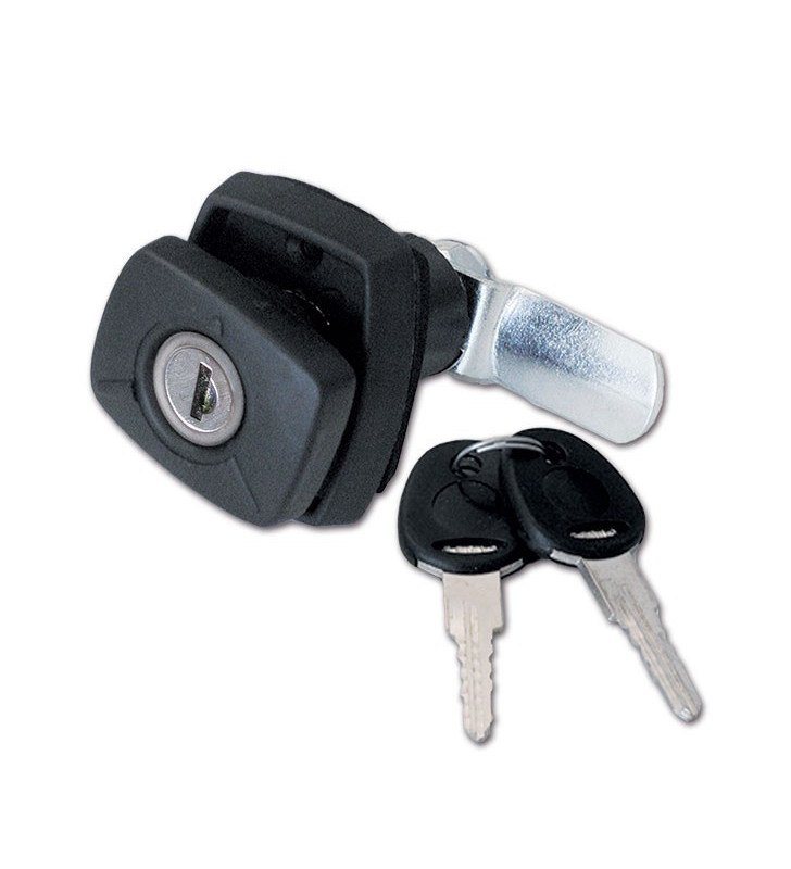 Push lock for doors FAP 56x45 black c / cil and...