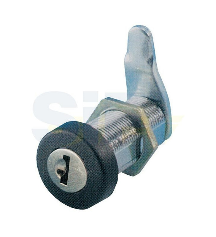 BLACK metal door lock 38 mm FAP complete