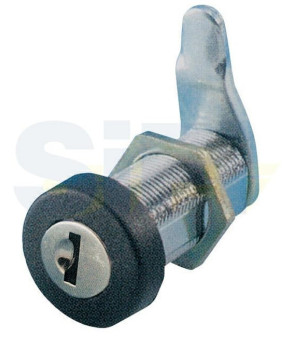 SCHWARZES Metalltürschloss 38 mm FAP komplett