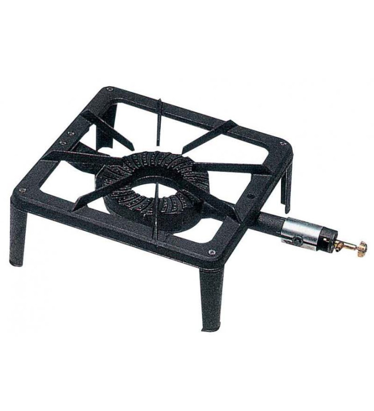 FORNELLONE 300x300 mm BRUCIATORE GHISA NERO