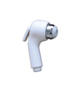 Doccetta doppio getto bianco/cromo