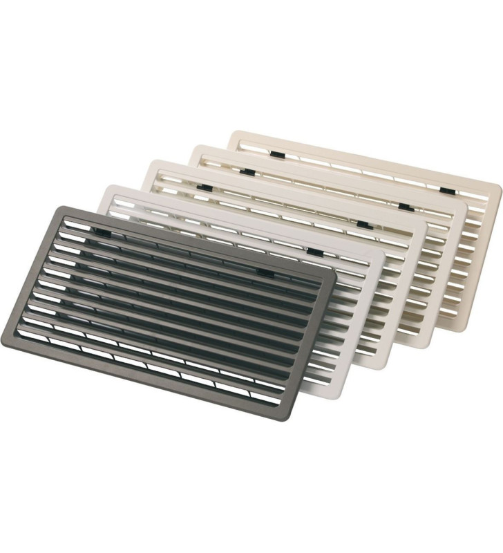 Grille et cadre 488x248 blanc RAL9010...