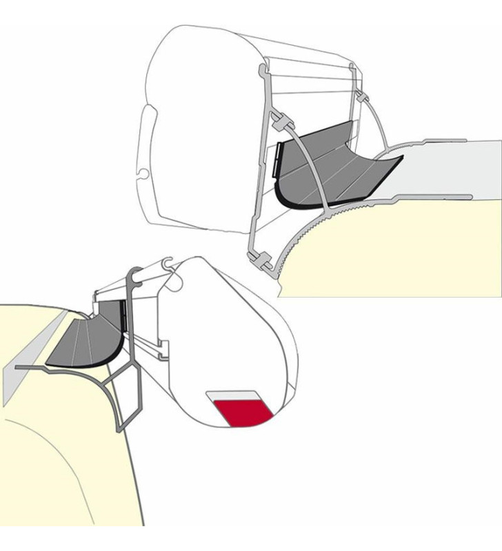 Rain Guard Van FLAME-Kit