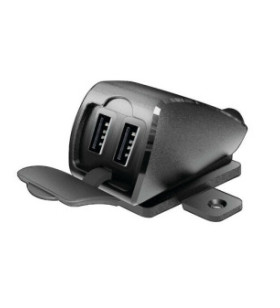 Water resistant double usb charger - 5400 mA - 12 / 24V