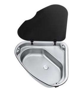 Lavello THETFORD triangolare Serie Basic Line 33 Destro