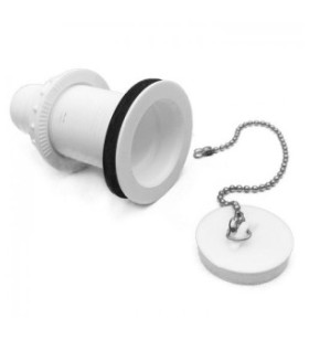 DUSCHABFLUSS Abfluss 30 mm Loch - gerade - PG30 mm -...